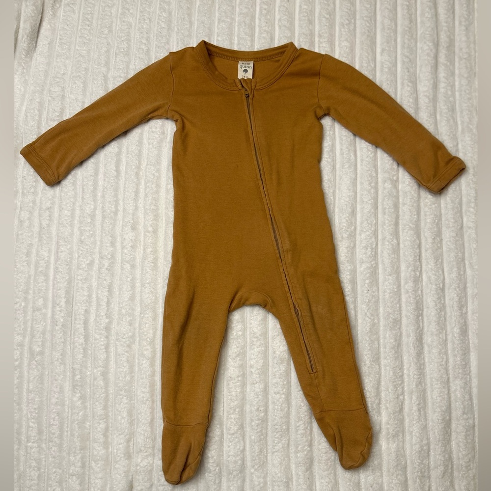 kate quinn Warm Tan Kids One Piece Footie